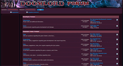 Desktop Screenshot of forum.doomlord.net